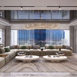 Double-Height Living Room